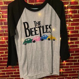 VOLKSWAGEN BEETLE/THE BEATLES RAGLAN TEE